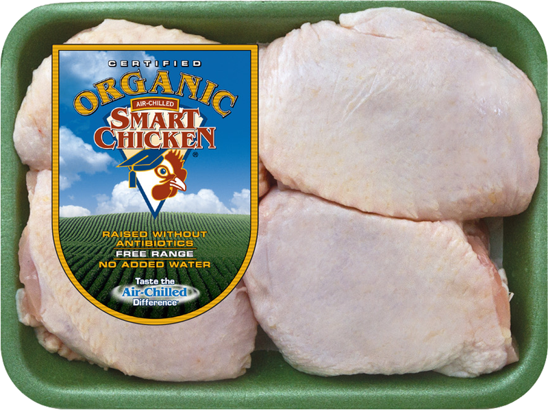 Smart Chicken Organic Bone-in Thighs